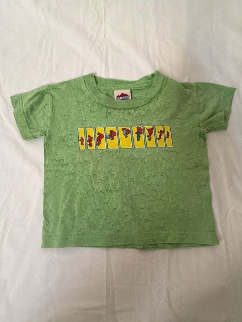 New Legends Toddler Boys Green Skateboarding Graphic T-Shirt 2T